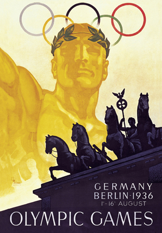 Cartel de los Juegos Olímpicos de Berlín, 1936
