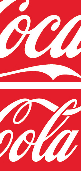 Detalles Logo Coca Cola