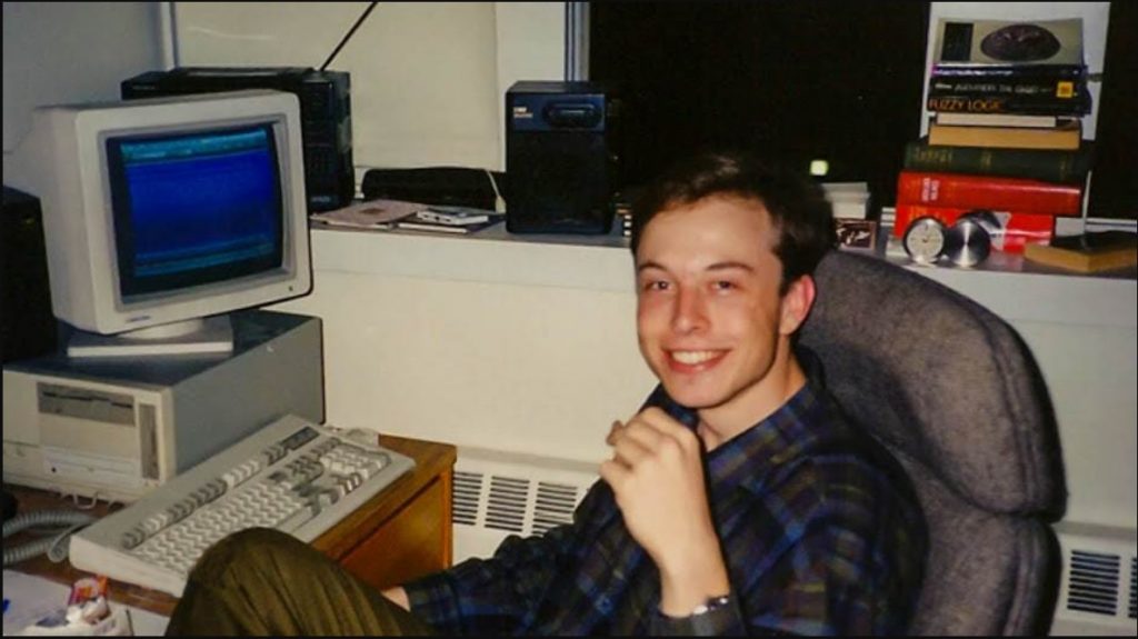 Elon Musk Joven