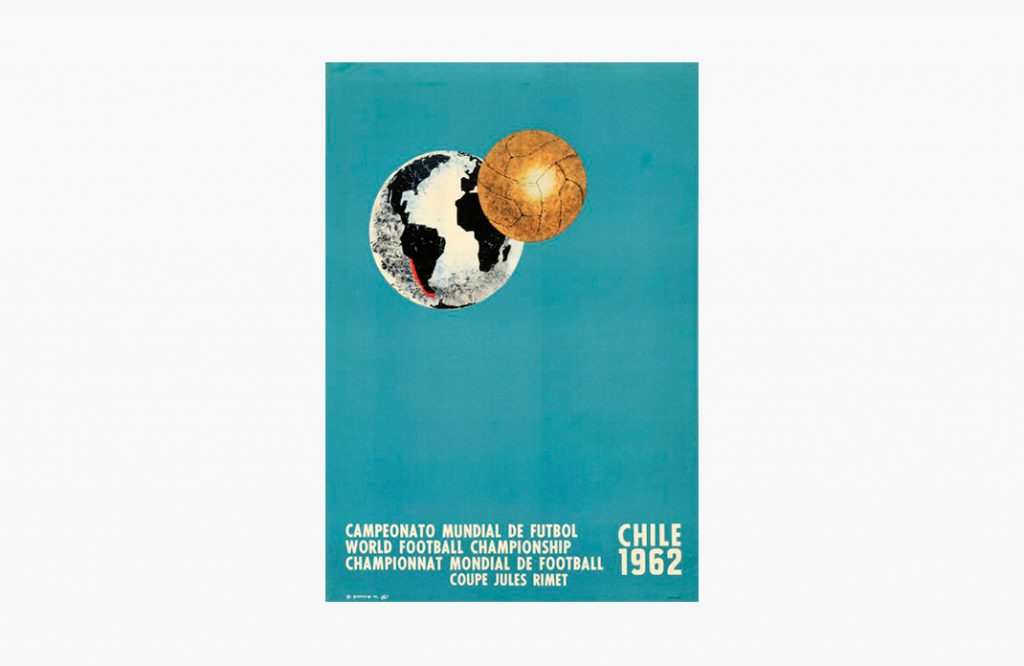 Cartel del Mundial de fútbol