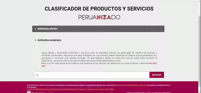Clasificador de Productos y Servicios Peruanizado