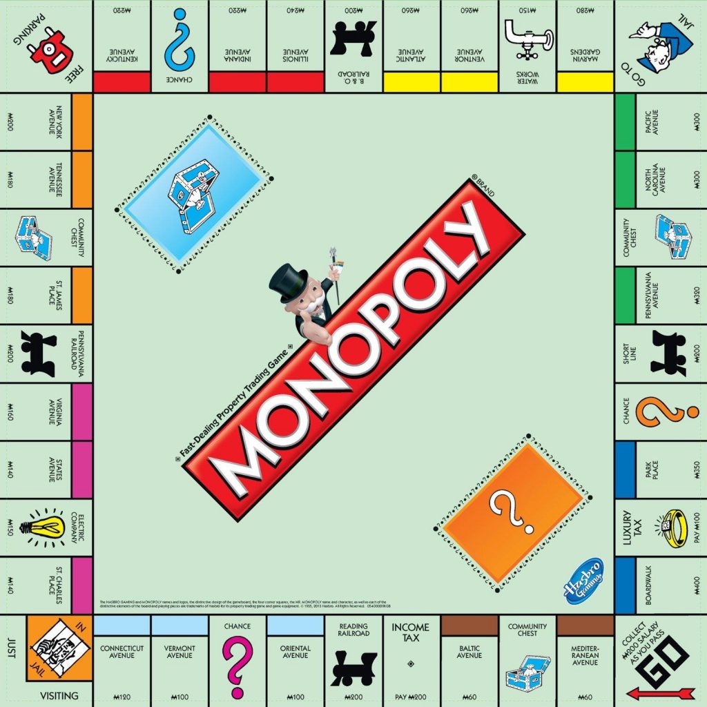 free online original monopoly board game